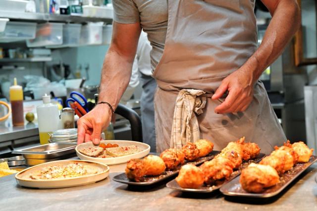 Le menu de 12h à 17h 